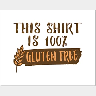 Gluten Free Shirt Posters and Art